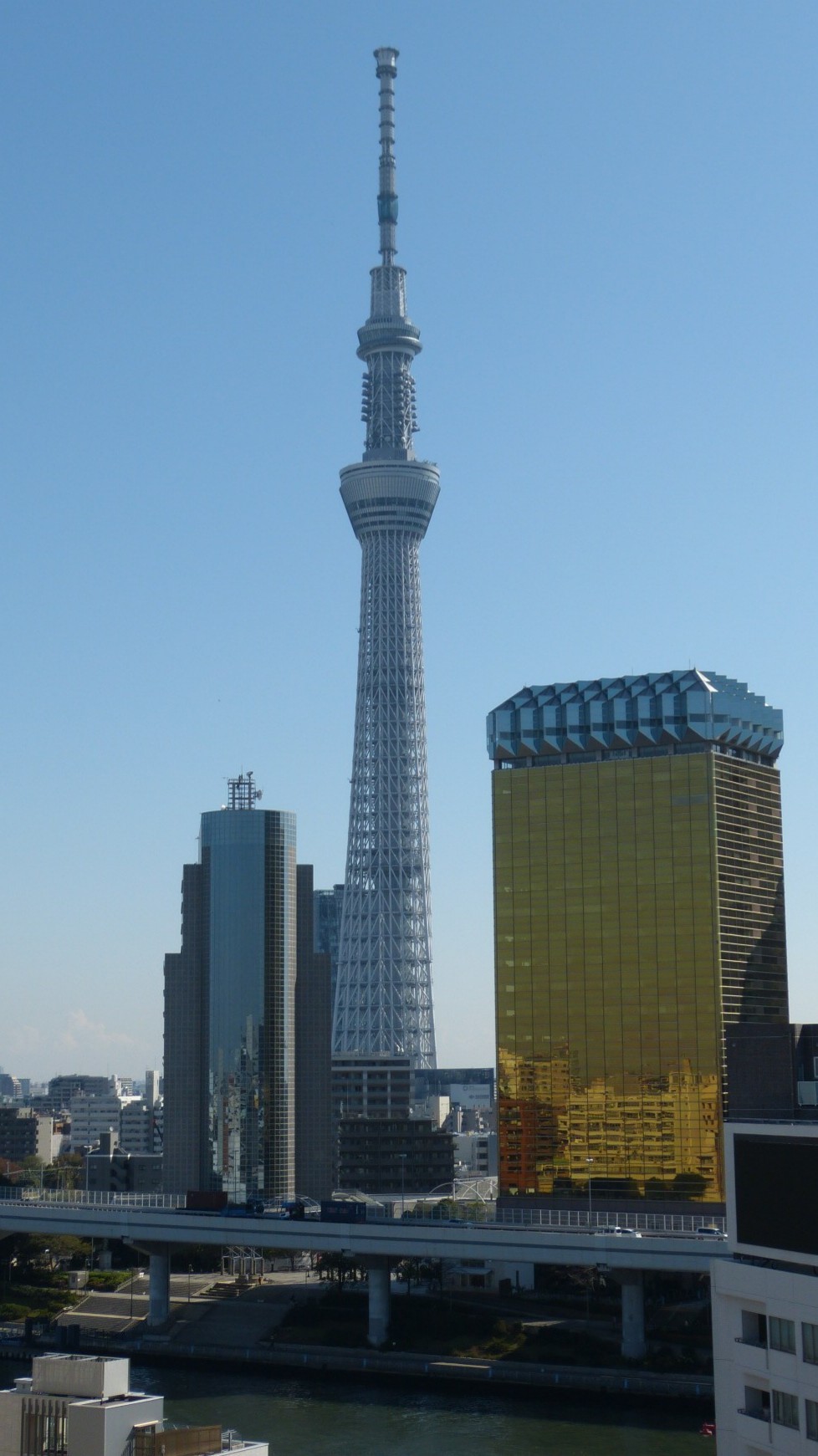skytree and other buildings from a distance
